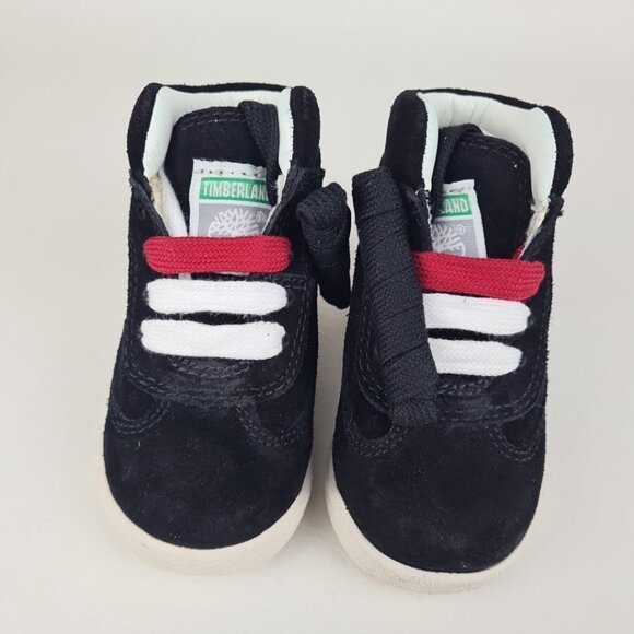 Timberland Field Classic Toddler Boots Outdoors Black Leather - Picture 4 of 9